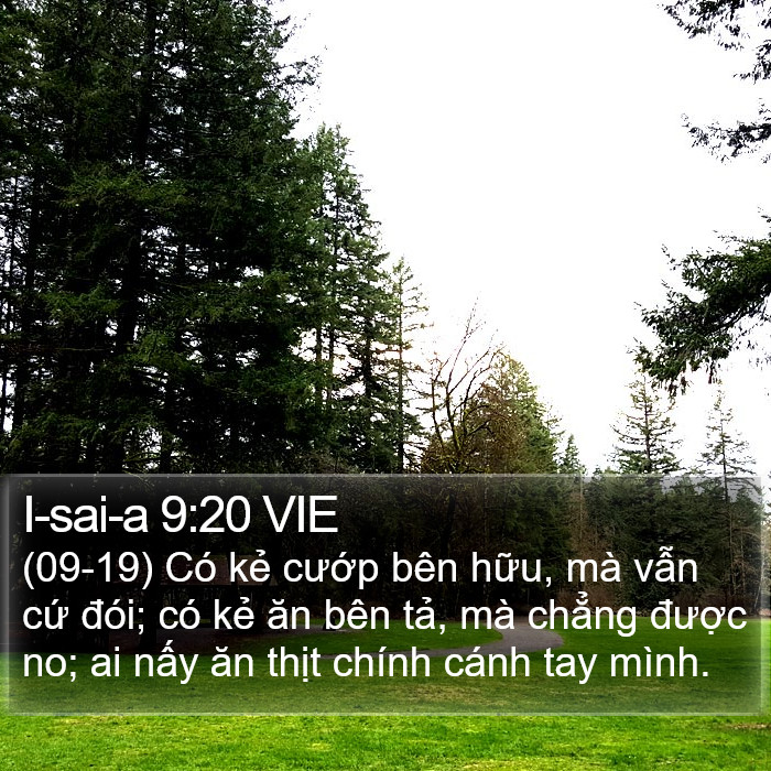 I-sai-a 9:20 VIE Bible Study