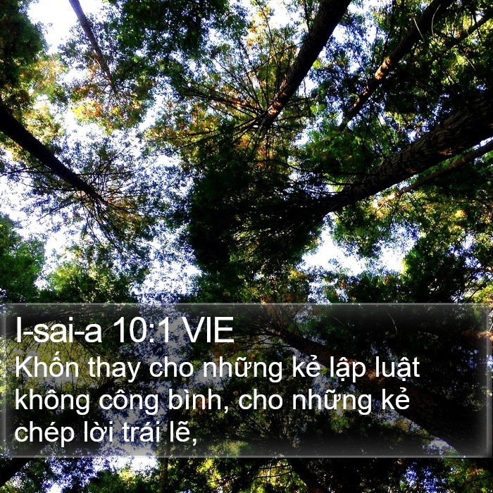 I-sai-a 10:1 VIE Bible Study