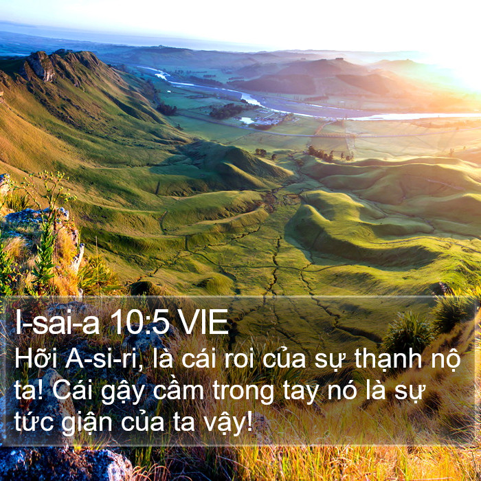 I-sai-a 10:5 VIE Bible Study