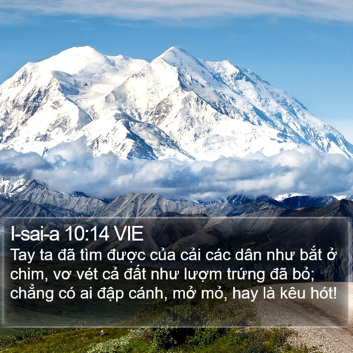 I-sai-a 10:14 VIE Bible Study