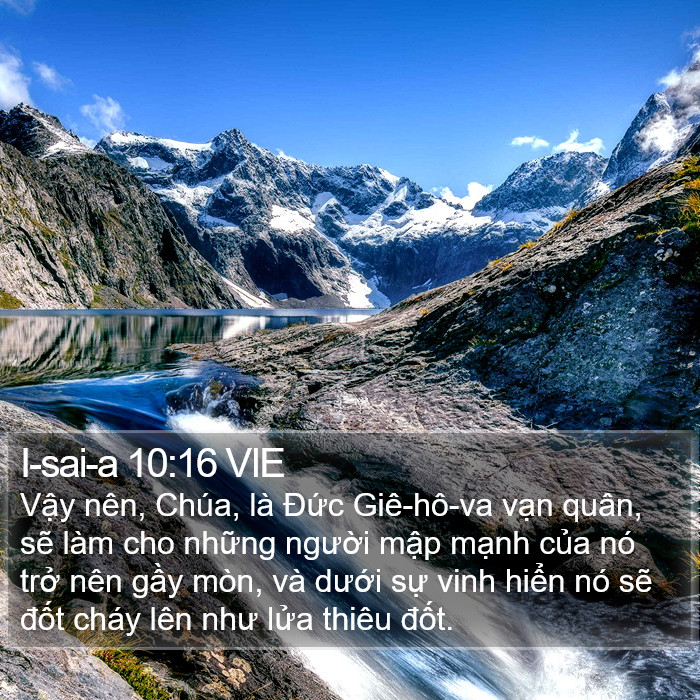 I-sai-a 10:16 VIE Bible Study