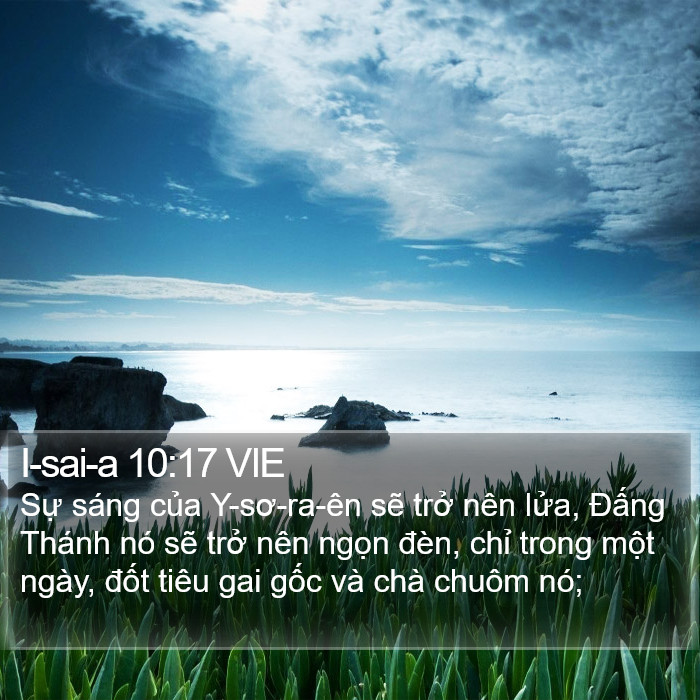 I-sai-a 10:17 VIE Bible Study