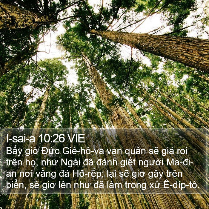 I-sai-a 10:26 VIE Bible Study