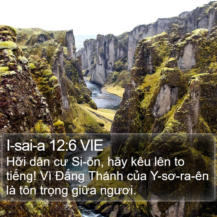 I-sai-a 12:6 VIE Bible Study