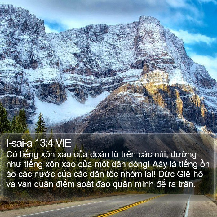 I-sai-a 13:4 VIE Bible Study