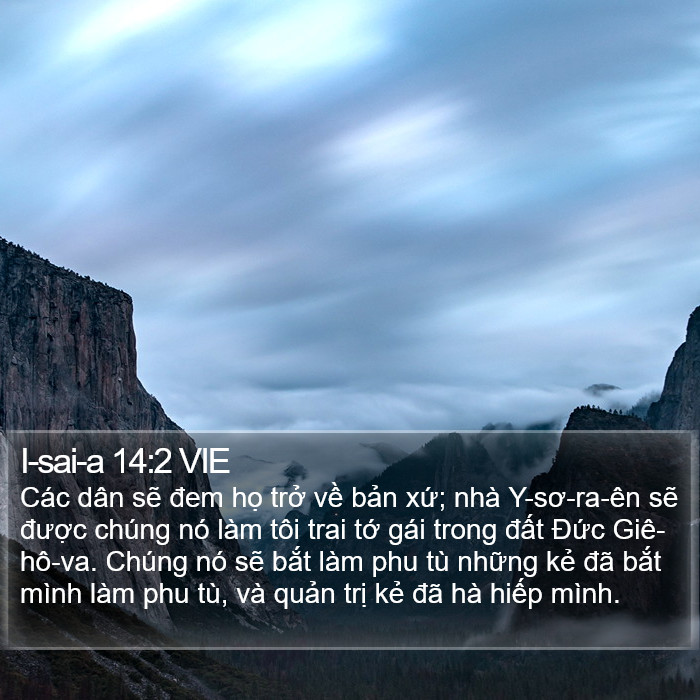 I-sai-a 14:2 VIE Bible Study