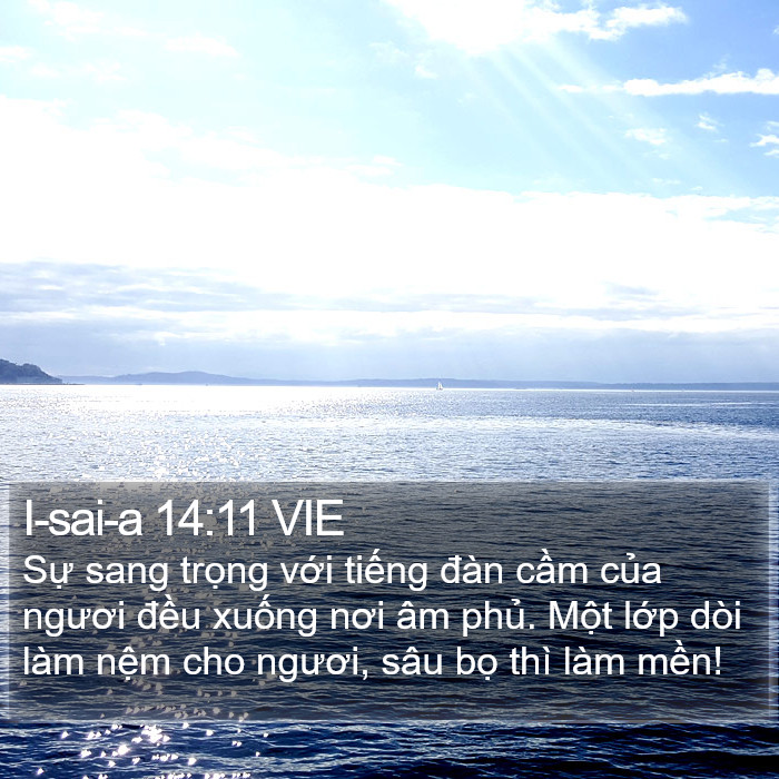 I-sai-a 14:11 VIE Bible Study