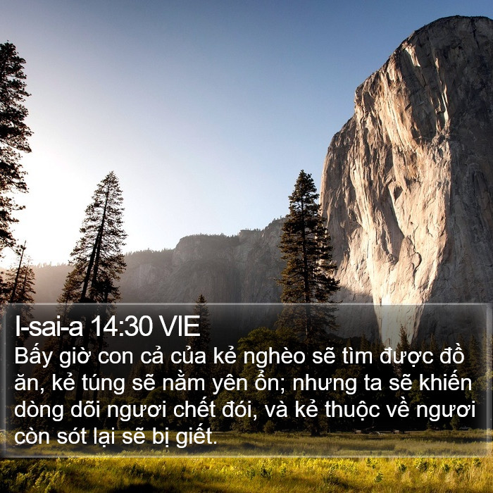 I-sai-a 14:30 VIE Bible Study