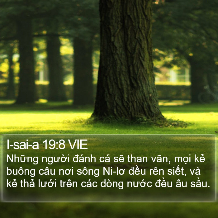 I-sai-a 19:8 VIE Bible Study