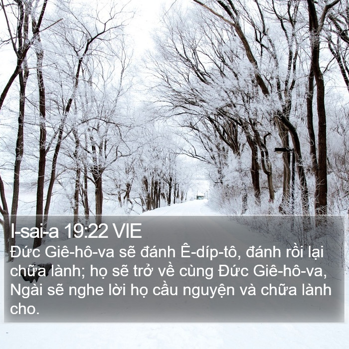 I-sai-a 19:22 VIE Bible Study