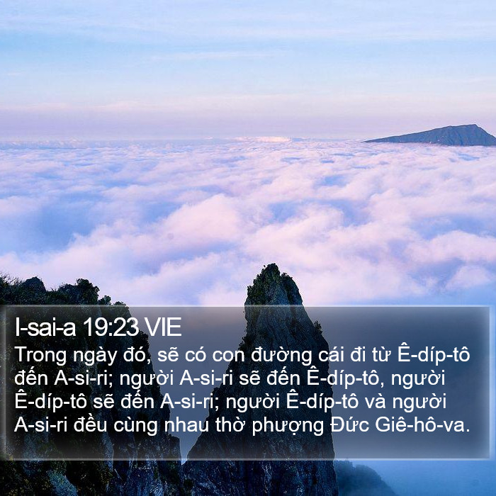 I-sai-a 19:23 VIE Bible Study