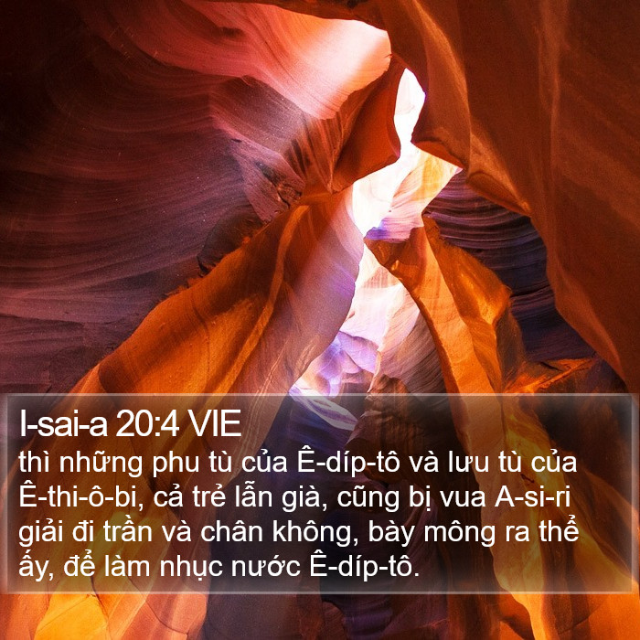 I-sai-a 20:4 VIE Bible Study