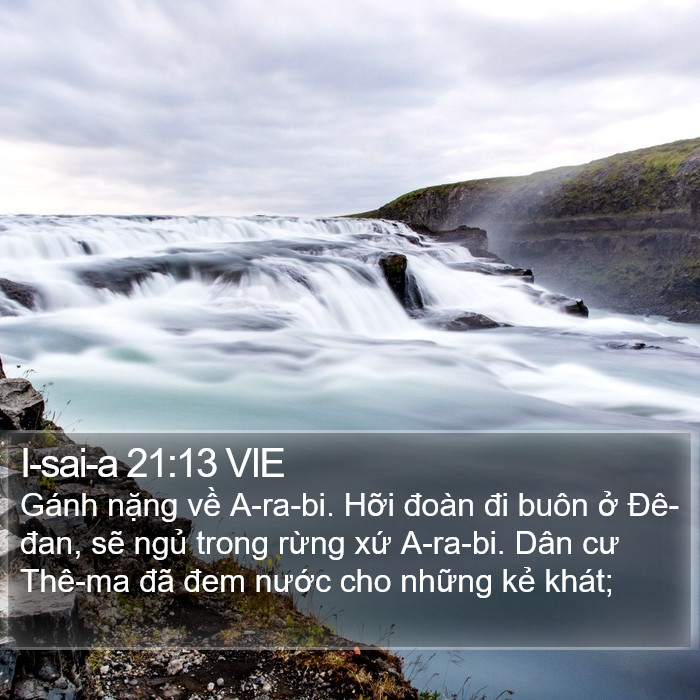 I-sai-a 21:13 VIE Bible Study