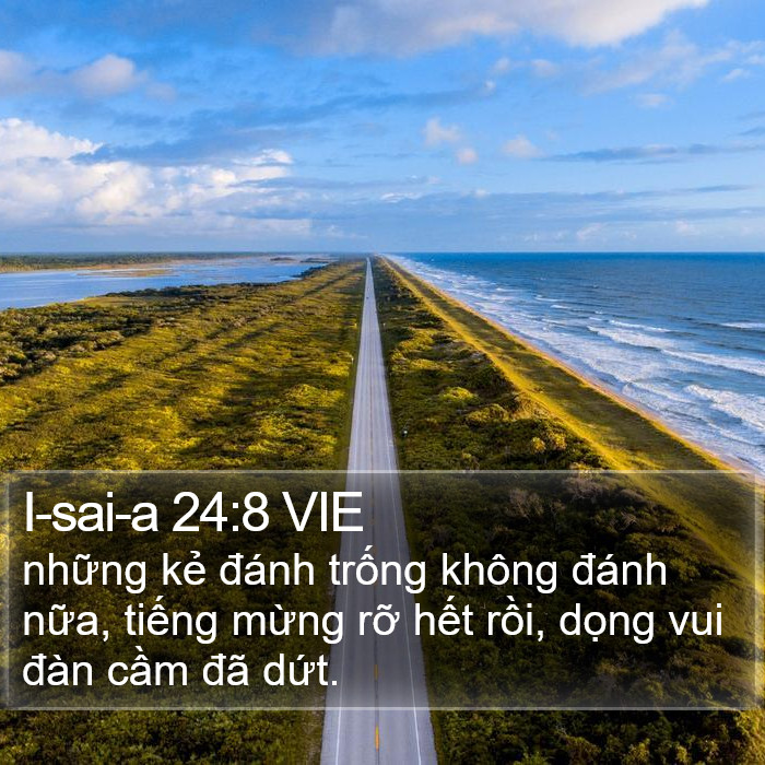 I-sai-a 24:8 VIE Bible Study