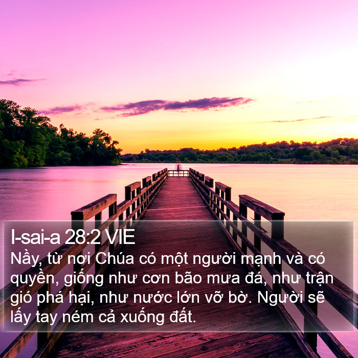 I-sai-a 28:2 VIE Bible Study