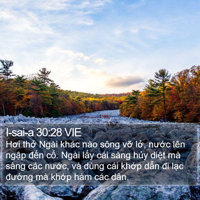 I-sai-a 30:28 VIE Bible Study