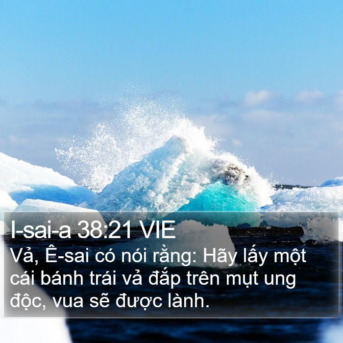 I-sai-a 38:21 VIE Bible Study