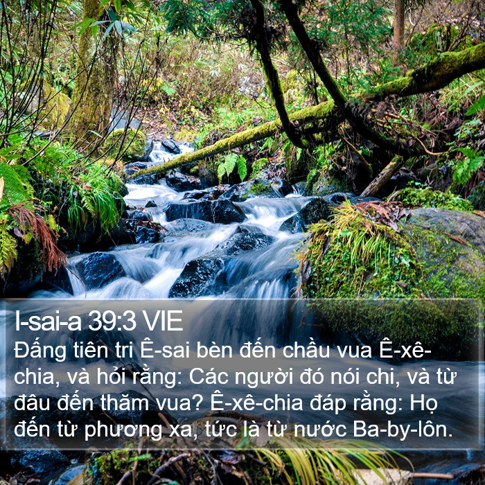 I-sai-a 39:3 VIE Bible Study