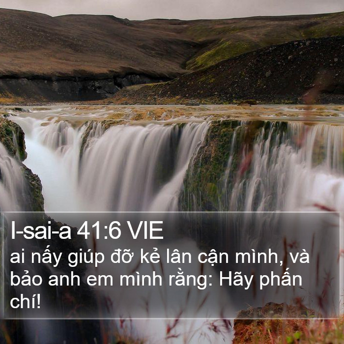 I-sai-a 41:6 VIE Bible Study