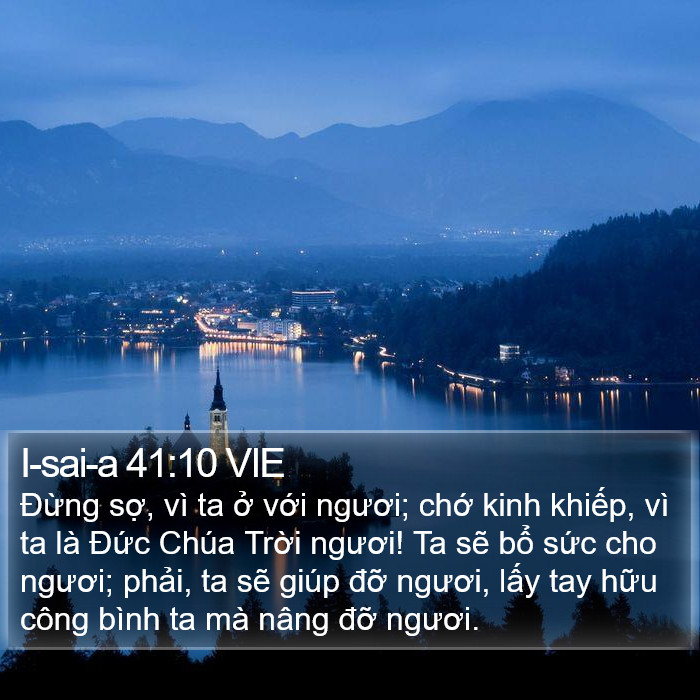 I-sai-a 41:10 VIE Bible Study