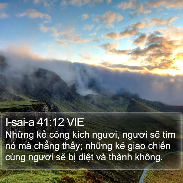 I-sai-a 41:12 VIE Bible Study