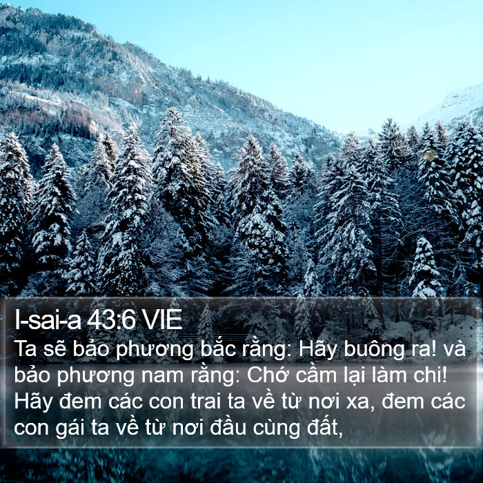 I-sai-a 43:6 VIE Bible Study