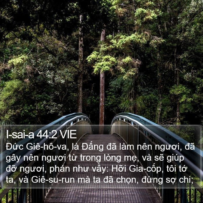 I-sai-a 44:2 VIE Bible Study