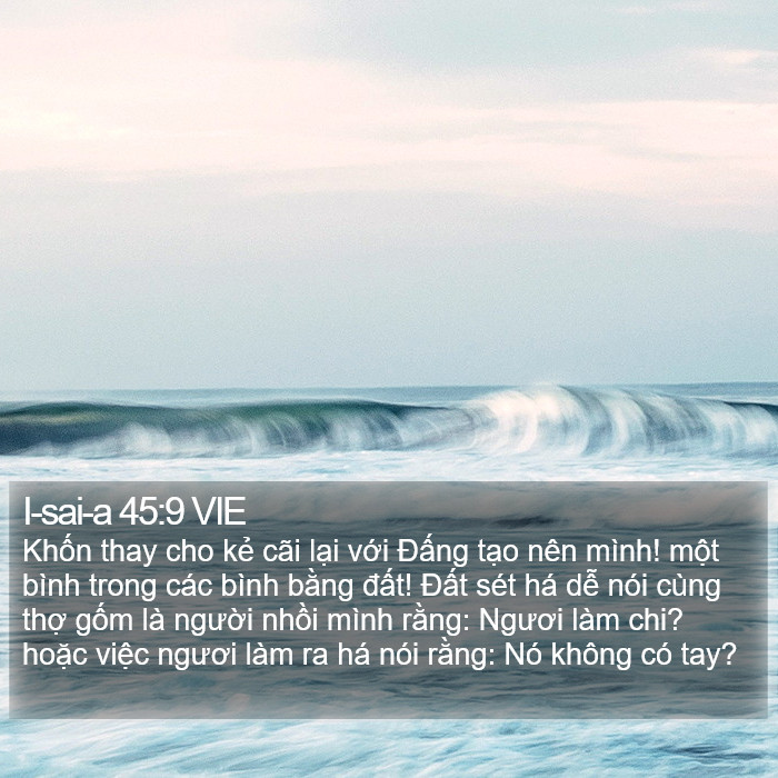 I-sai-a 45:9 VIE Bible Study