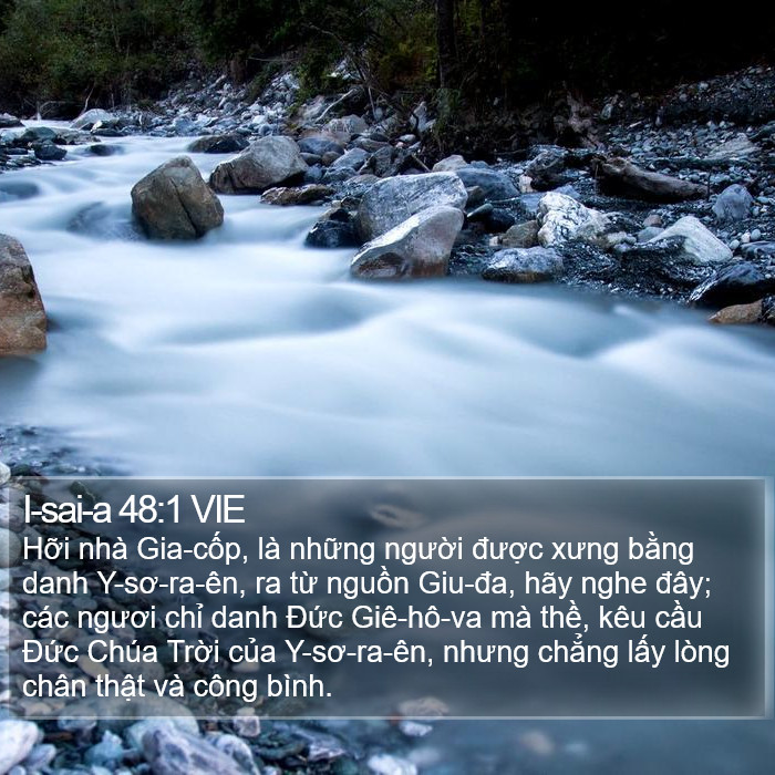 I-sai-a 48:1 VIE Bible Study