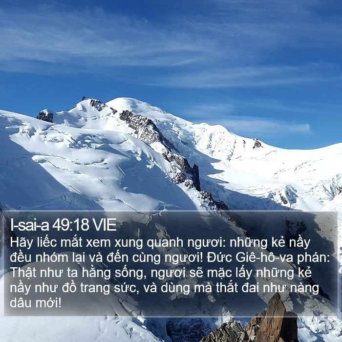 I-sai-a 49:18 VIE Bible Study
