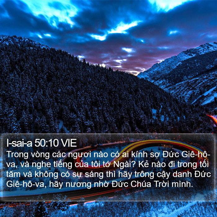 I-sai-a 50:10 VIE Bible Study