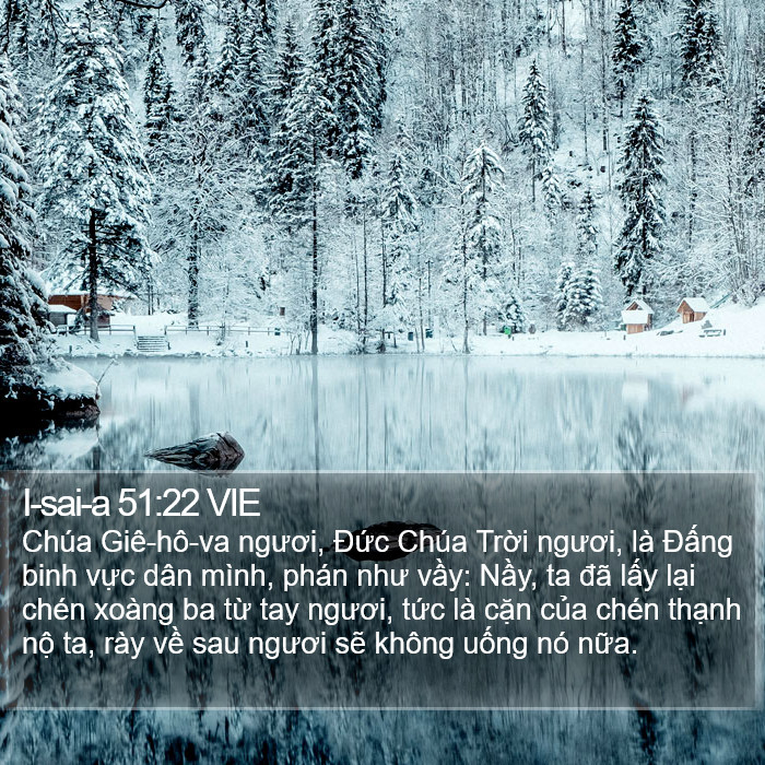 I-sai-a 51:22 VIE Bible Study