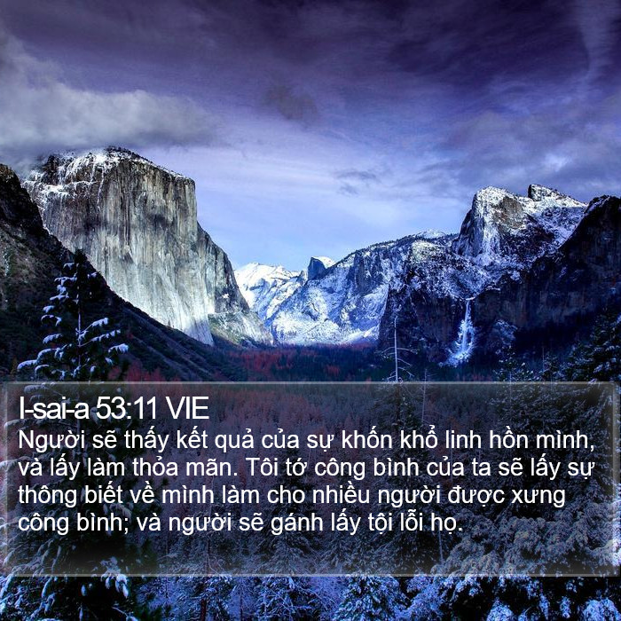 I-sai-a 53:11 VIE Bible Study