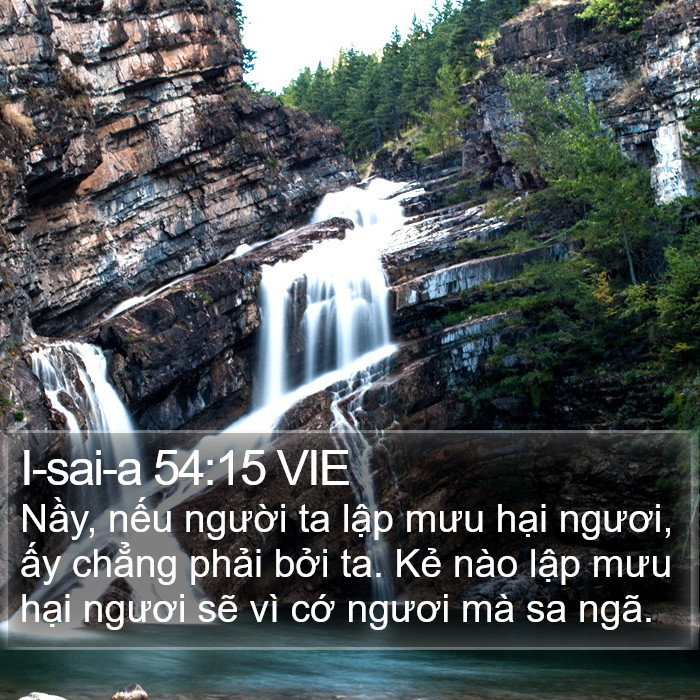 I-sai-a 54:15 VIE Bible Study