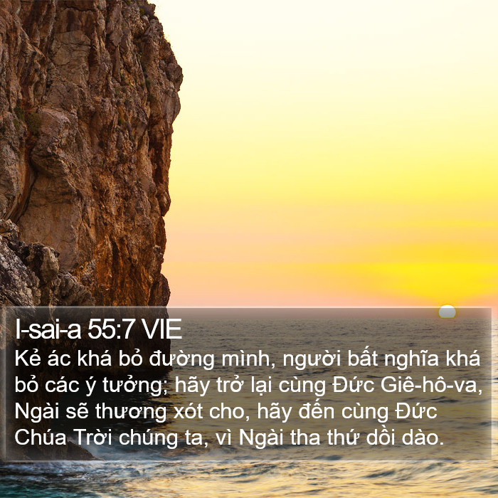 I-sai-a 55:7 VIE Bible Study