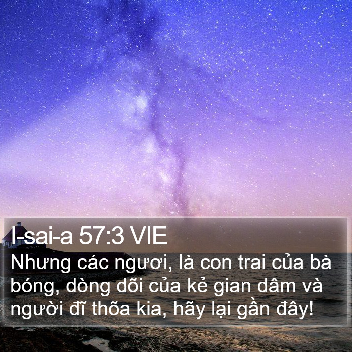 I-sai-a 57:3 VIE Bible Study