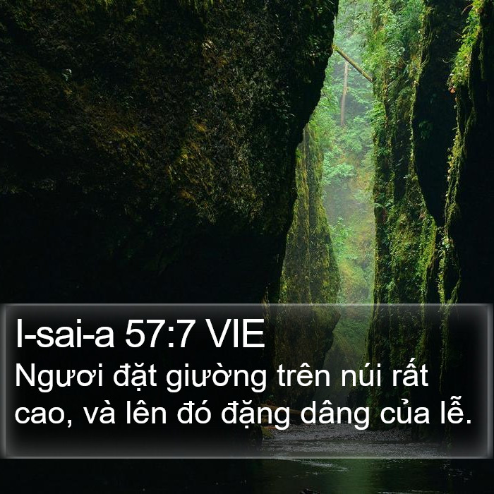 I-sai-a 57:7 VIE Bible Study