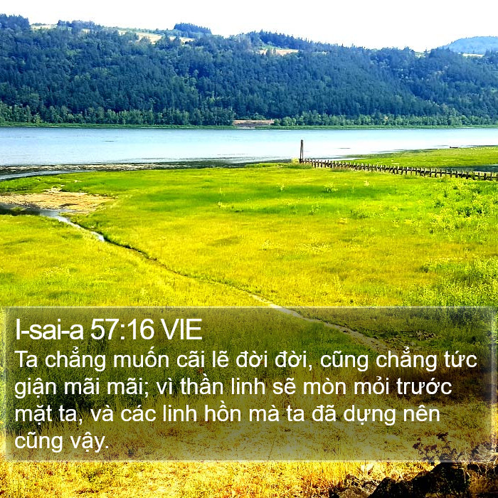 I-sai-a 57:16 VIE Bible Study