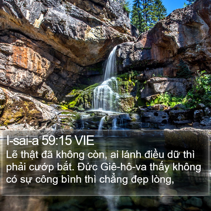 I-sai-a 59:15 VIE Bible Study