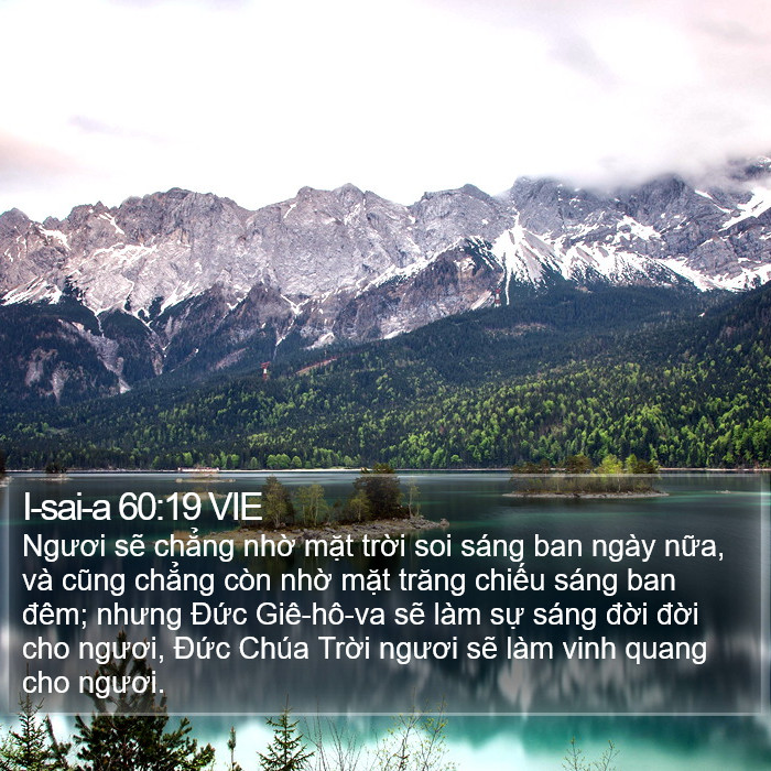 I-sai-a 60:19 VIE Bible Study