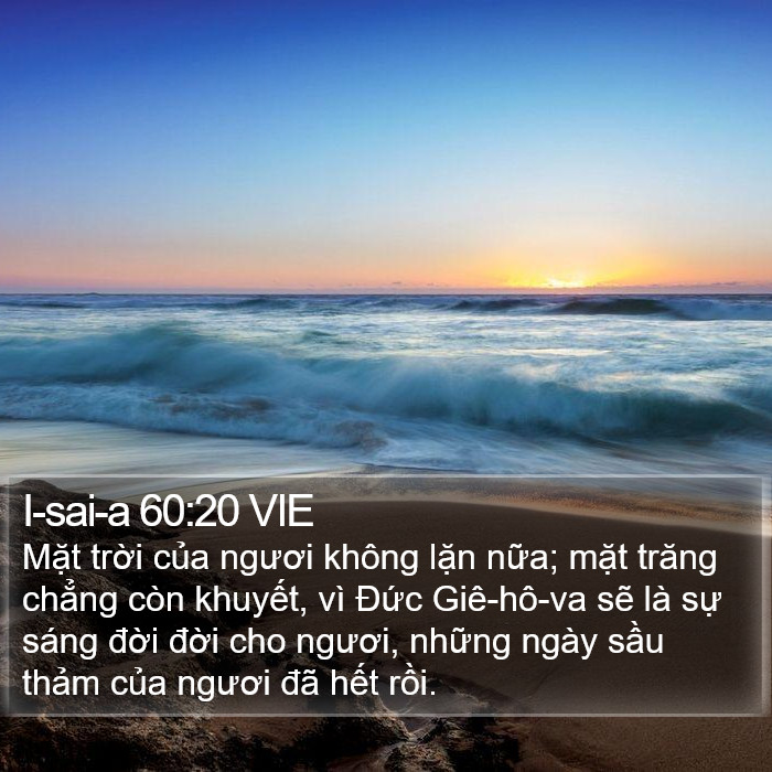 I-sai-a 60:20 VIE Bible Study