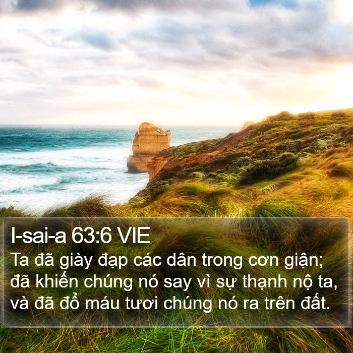I-sai-a 63:6 VIE Bible Study