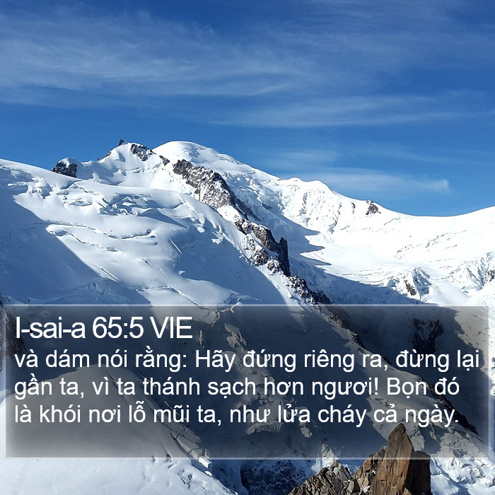 I-sai-a 65:5 VIE Bible Study