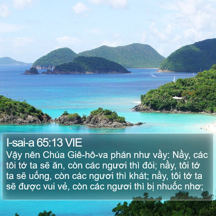 I-sai-a 65:13 VIE Bible Study