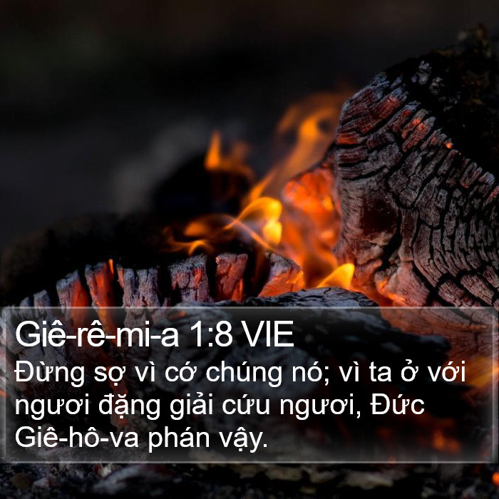 Giê-rê-mi-a 1:8 VIE Bible Study