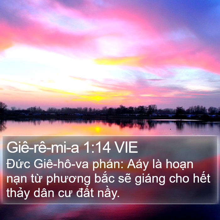 Giê-rê-mi-a 1:14 VIE Bible Study