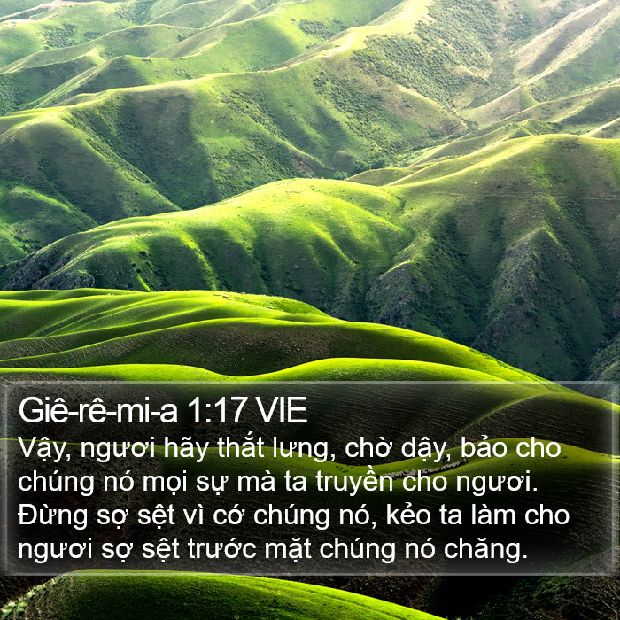 Giê-rê-mi-a 1:17 VIE Bible Study