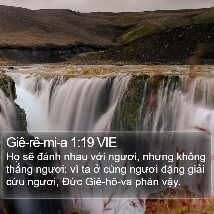 Giê-rê-mi-a 1:19 VIE Bible Study