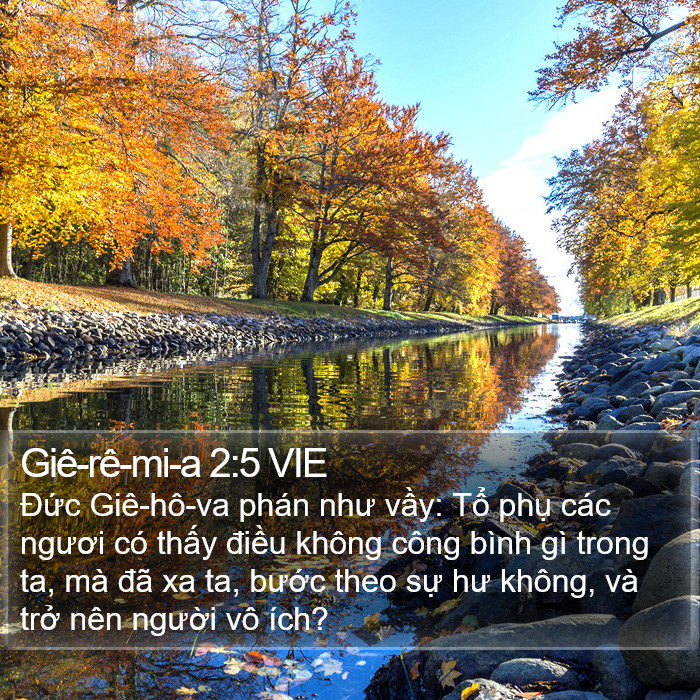 Giê-rê-mi-a 2:5 VIE Bible Study