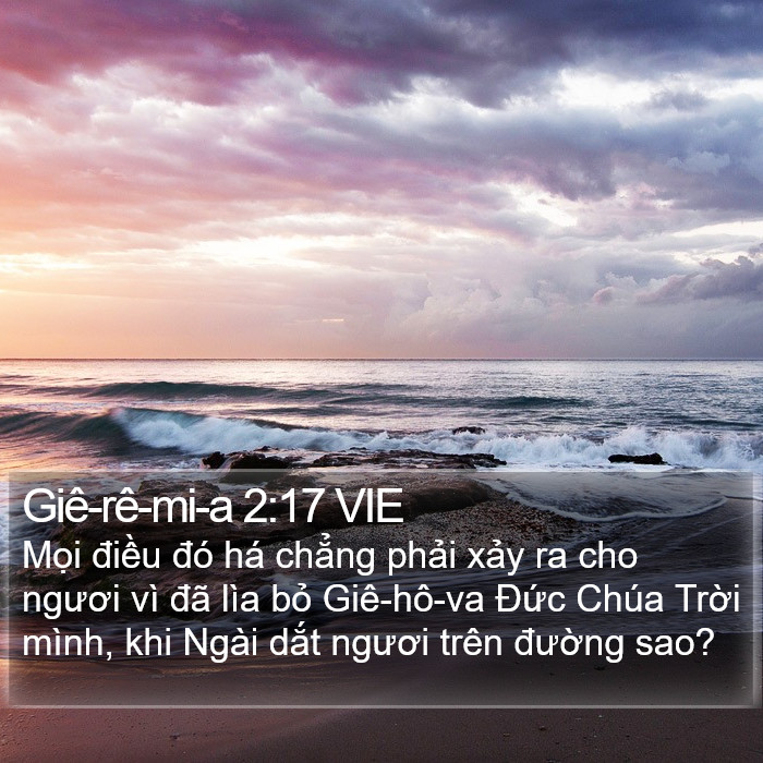 Giê-rê-mi-a 2:17 VIE Bible Study